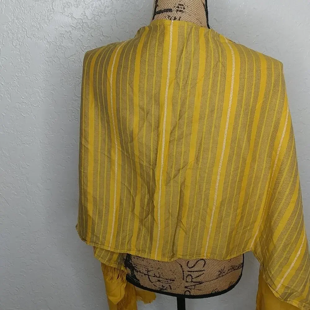 Multicolored Striped Scarf